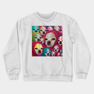 the doggo is become the worm and the worm is become the doggo Crewneck Sweatshirt